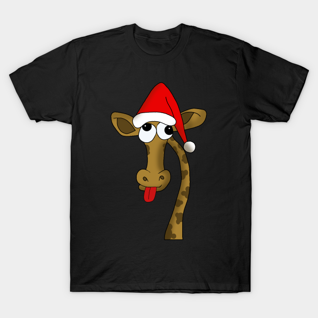 Christmas Giraffe Christmas Giraffe T Shirt Teepublic